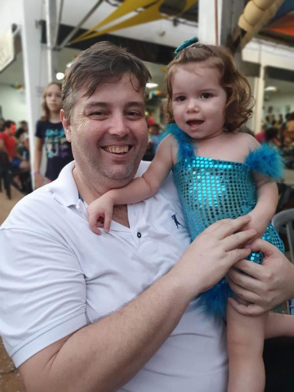 Cecília  com Marcelo  Tuzzi