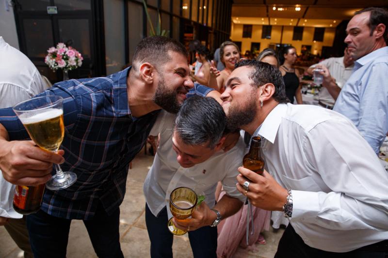 Com Lucas Gomes e Caio Rissato