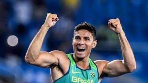 Thiago Braz, medalha de bronze no salto com vara