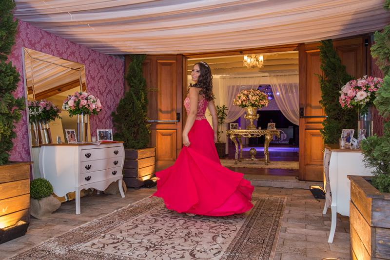 A debutante em seu dia tão sonhado