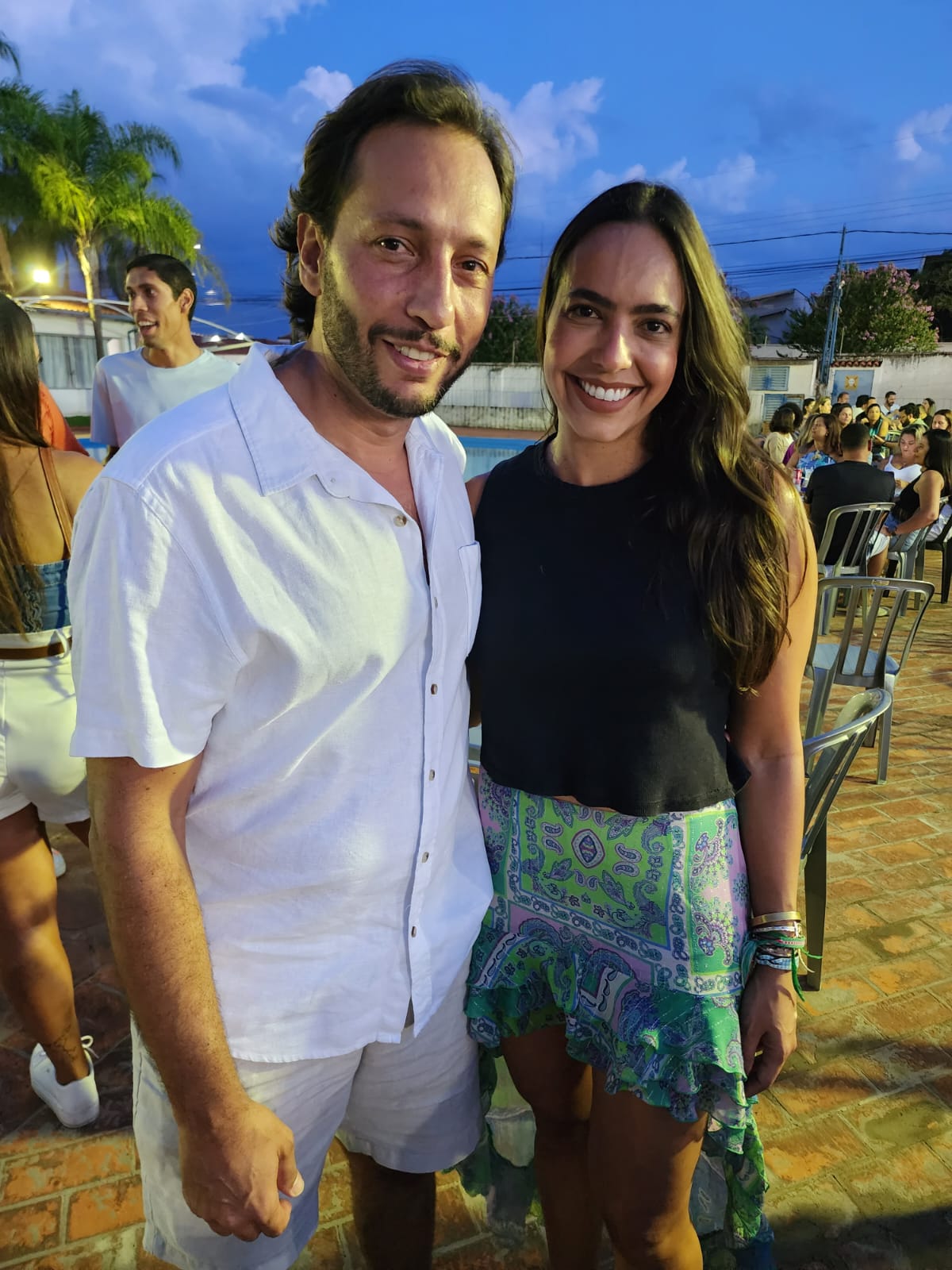 Luísa Helena  e Ronaldinho  Valentini