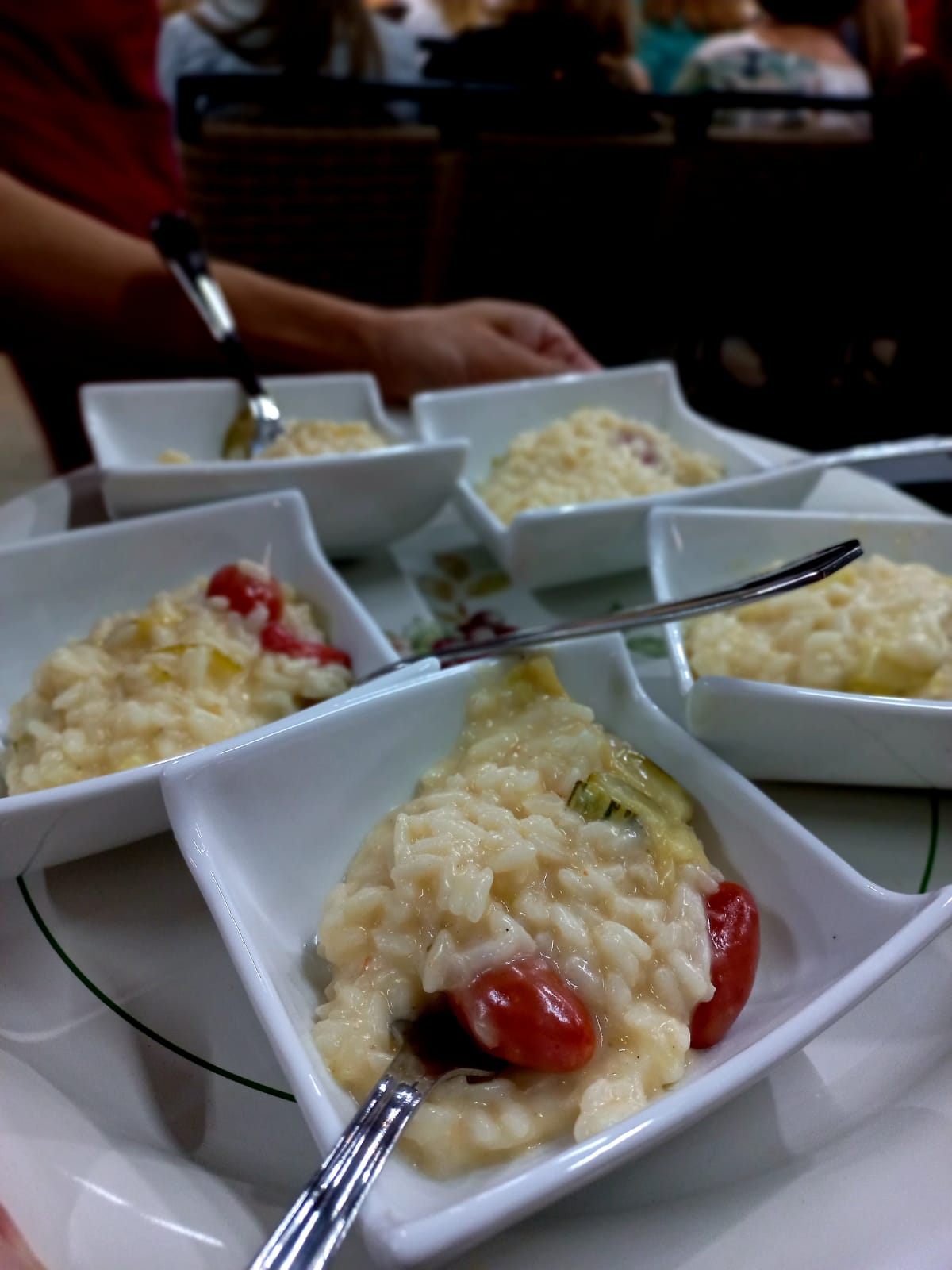 Risotto al  pomodoro e zuchinni