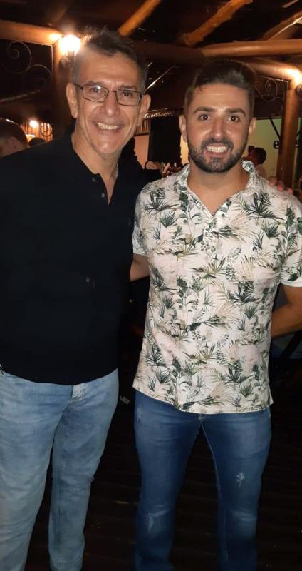 Os Proprietários do Deck, Ricardo  Kalil Chufalo e seu sócio Vitor Honorato