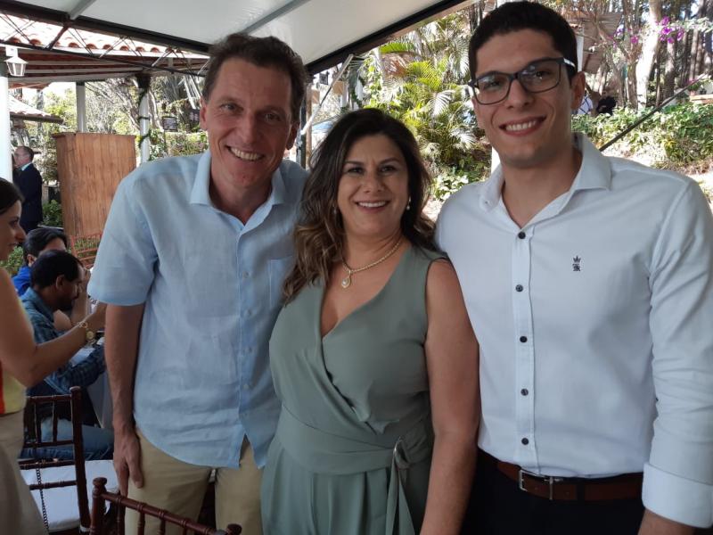 Henrique, Rose e Pedro Trevisani