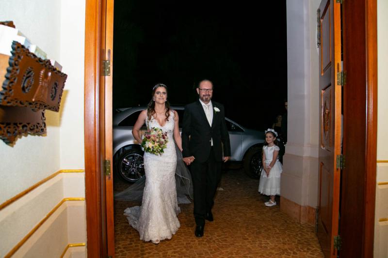 Enfim a noiva com o pai