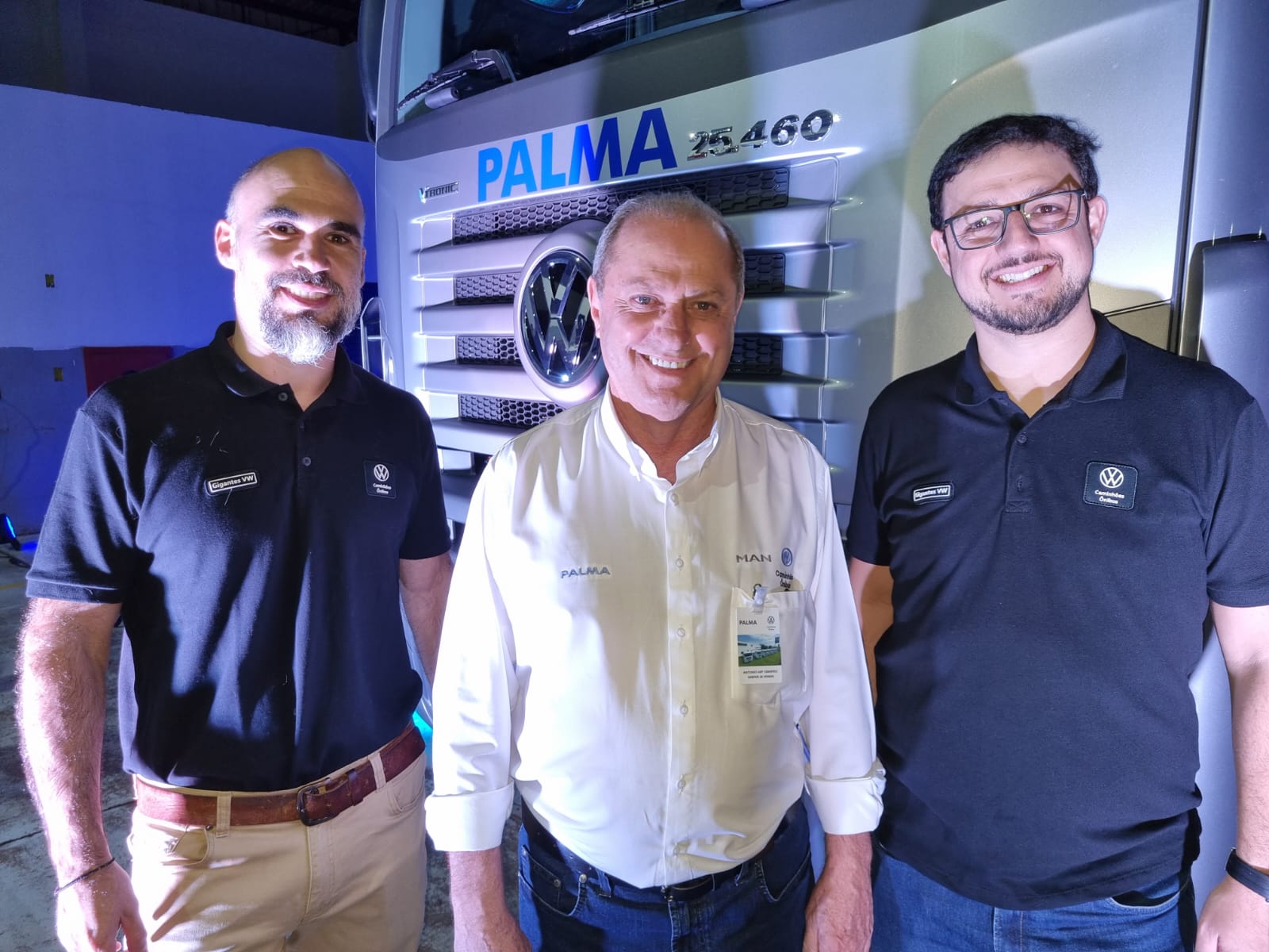 Luiz Gustavo Schionato, Antônio Ary Granvile, Gibran Portolan dos Santos, equipe VW