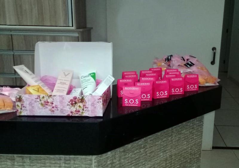 Sorteio e entrega de brindes