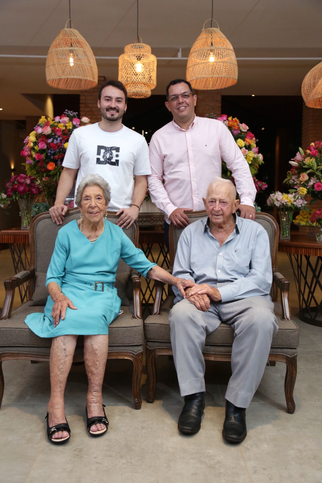 Netos presentes: Matheus e Jacyr