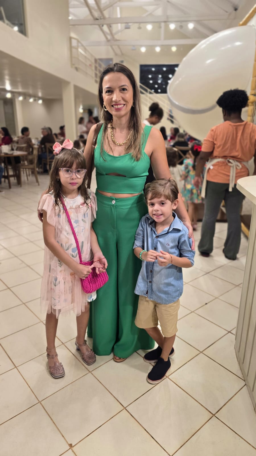 Maria, Heitor  e Alessandra  Boldrin  Bergamo