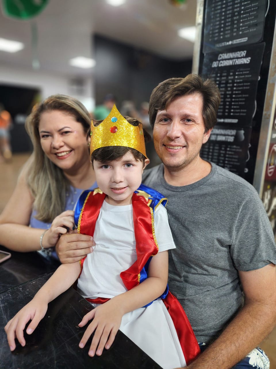 Isaac, Karina e Frederico  Zanini