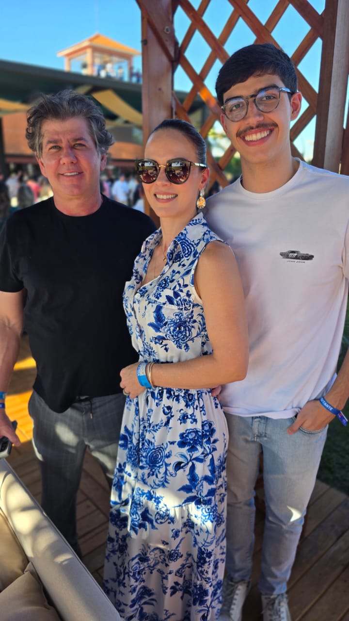 Alcino, Lana  e Pedro Scarelli