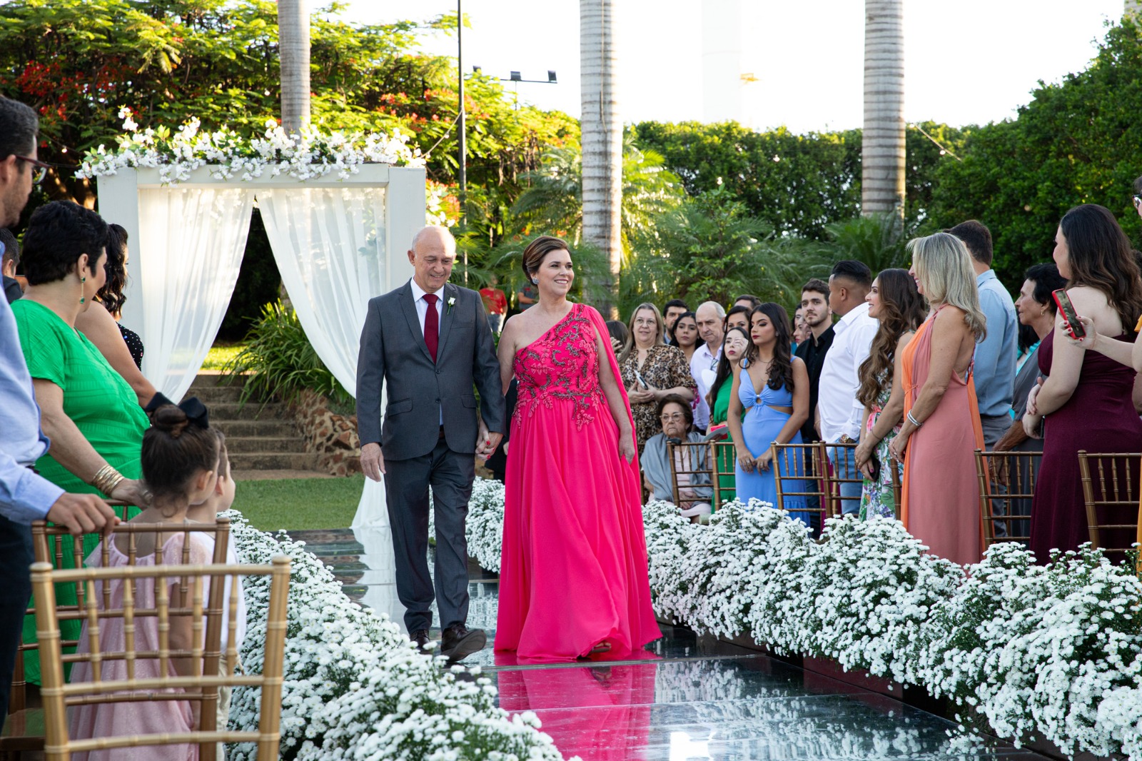 Pais da noiva: Donizete e Luci Gomes Pedersoli