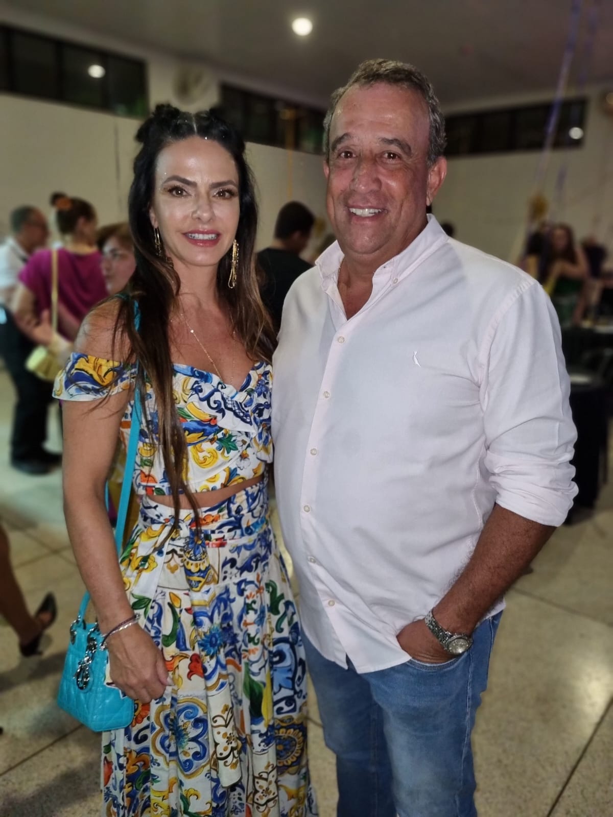 Viviane  e  João  Saad