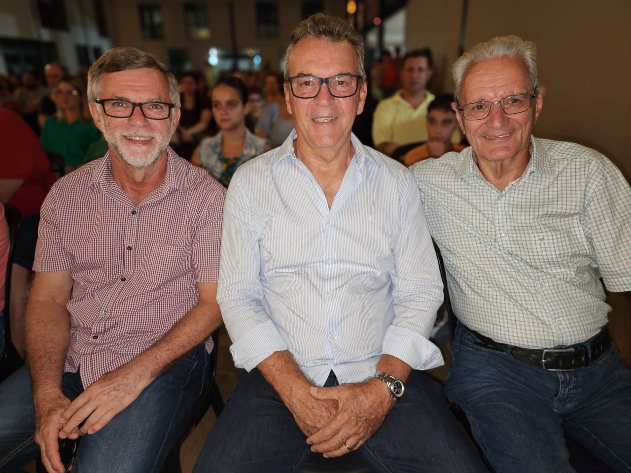 Antônio Lázaro  Baptistucci, Ithiel  Parada,  Emídio  Ferrari