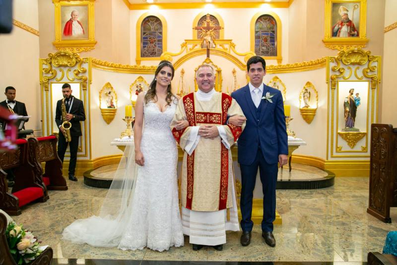 Pose com o diácono Marcos