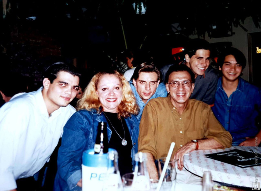 Neto Polo,  Fernando  Silveira,  Cristina  e João  Alfredo  Garcia  da Silveira  , Gabriel de Paula,  Daniel  Ide