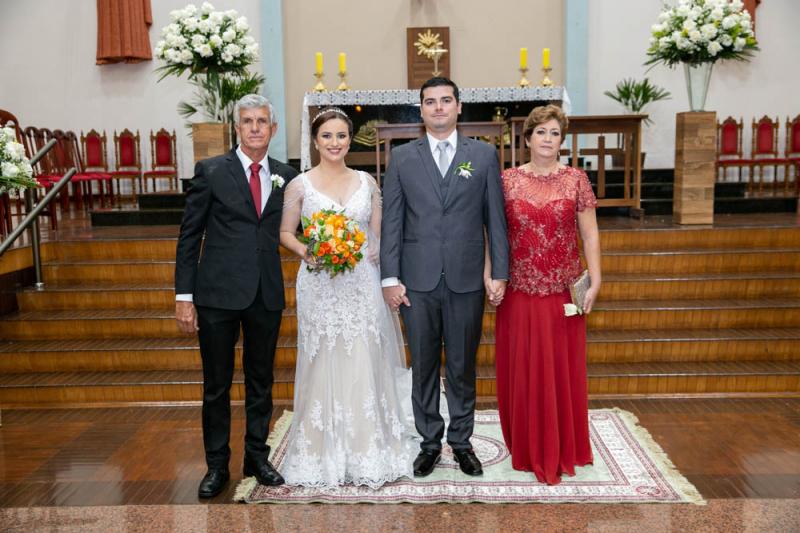 Pais da noiva: Aristides e Sônia Pires