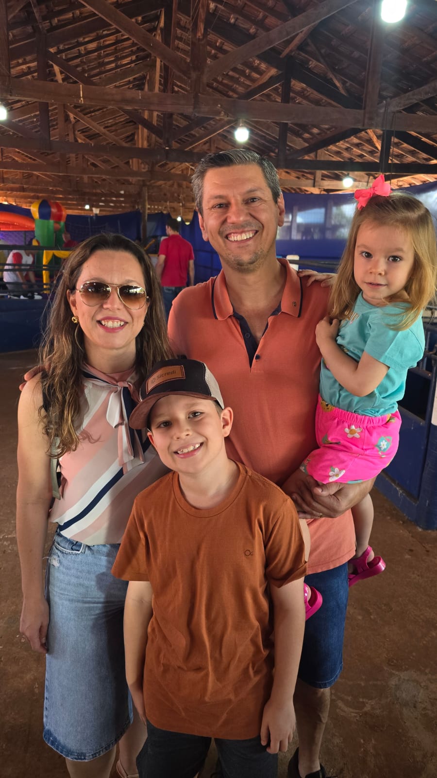 Pedro, Alice, Ana Paula e Eduardo Covas