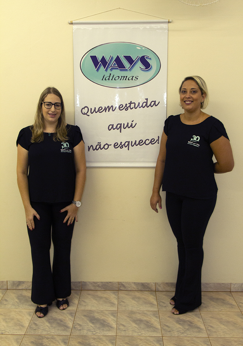 Gabriela Andrade (gerente administrativo e professora), Marcela Piazza (secretária)