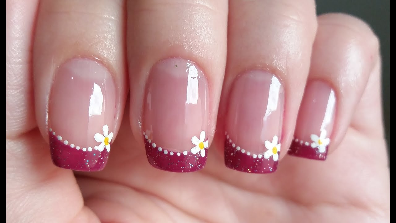 Inspiração de unha francesinha coloridas