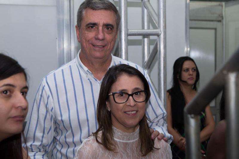 Prefeito Marcelo Mian e esposa Dulce Mian