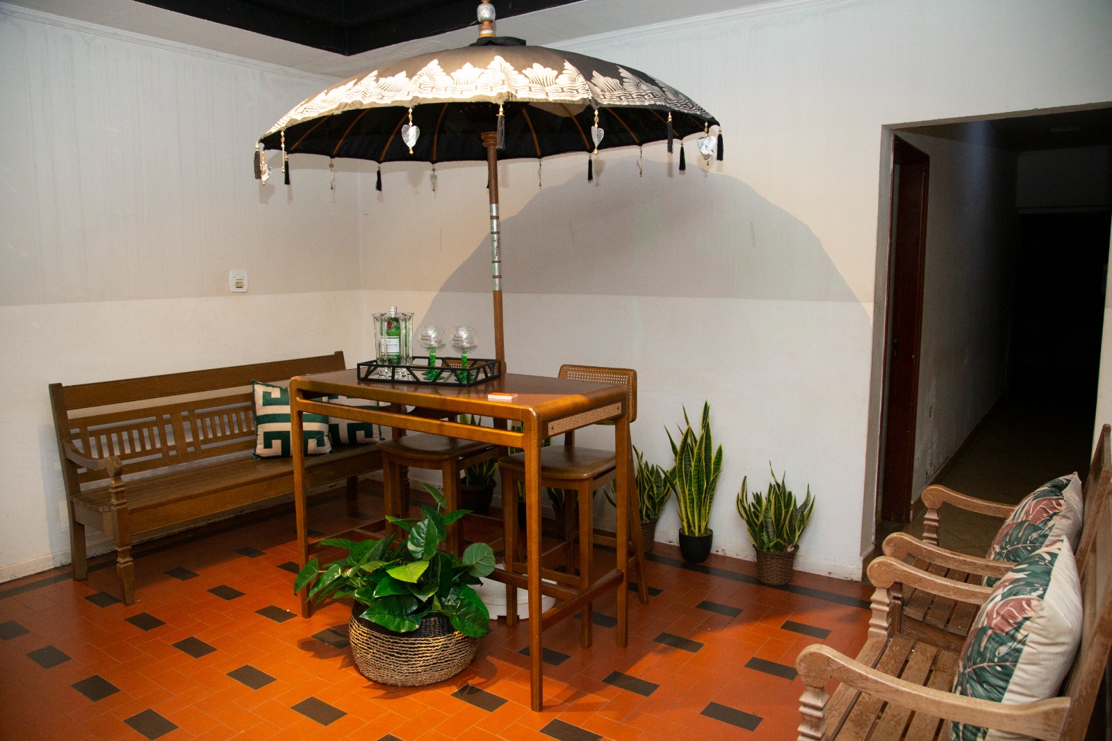 Espaço ambientado pela Aquarela Casa