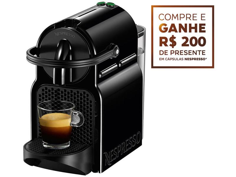 Máquina Nespresso Inissia de R$ 499 por R$ 399 em até 6x.