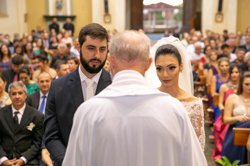 A Igreja estava lotada