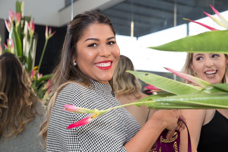 Carol esbanjando alegria