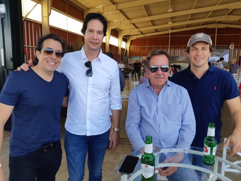 Caio  Borraro, Luis Fernando Andrade, Marçal e Luciano Lara
