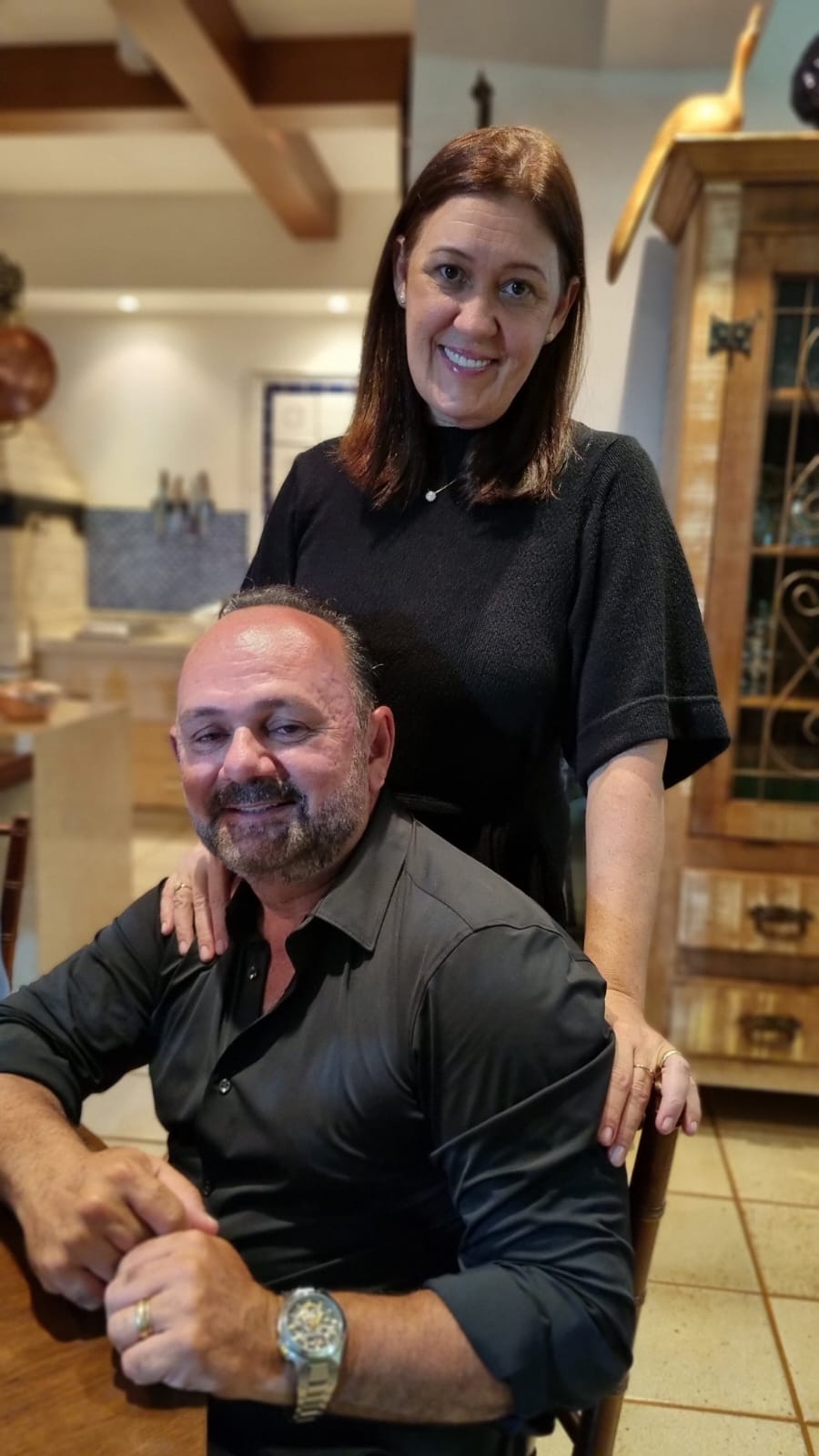 Cláudia e  Edson Avalos