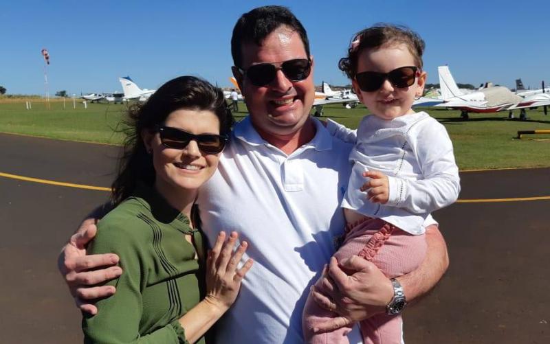 Elisa, Maria Carolina e João Renato Pinto do Carmo