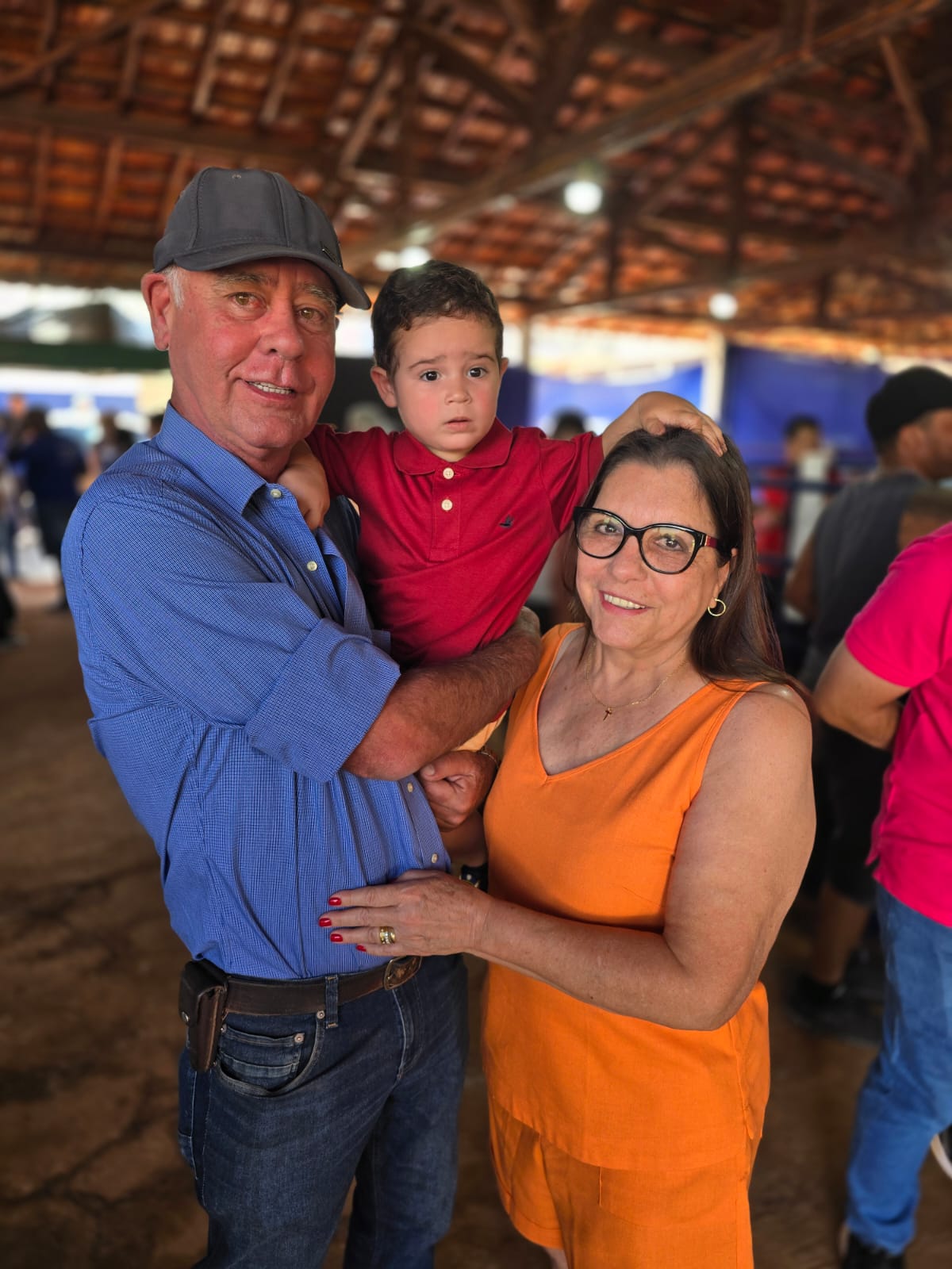 Theo, Cássia e Geraldo  Tristão