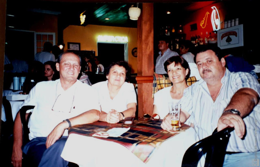 Idelma  e Luiz  Fumagalli,  Sônia e Adolfo Ferrero