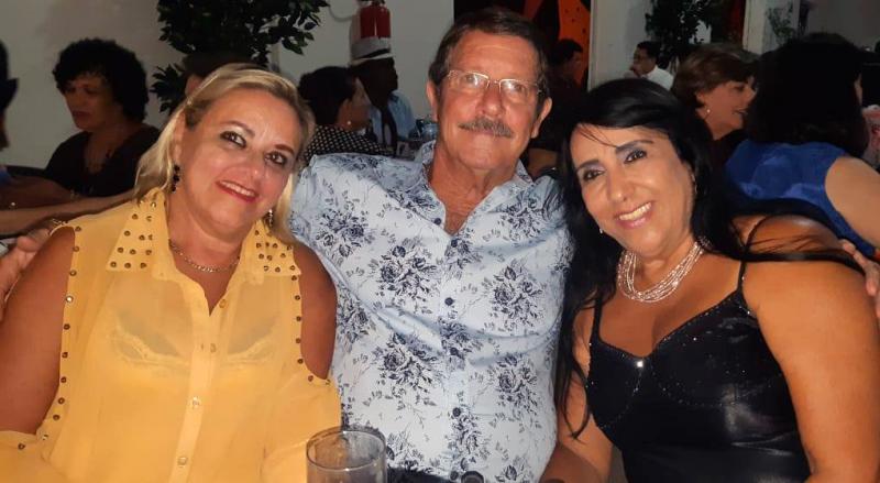 Dalva Dipe, Denise e Lauro Teixeira