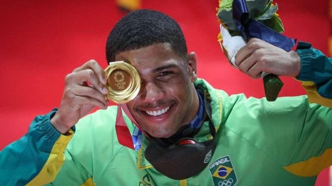 Hebert Conceição, medalha de ouro no boxe