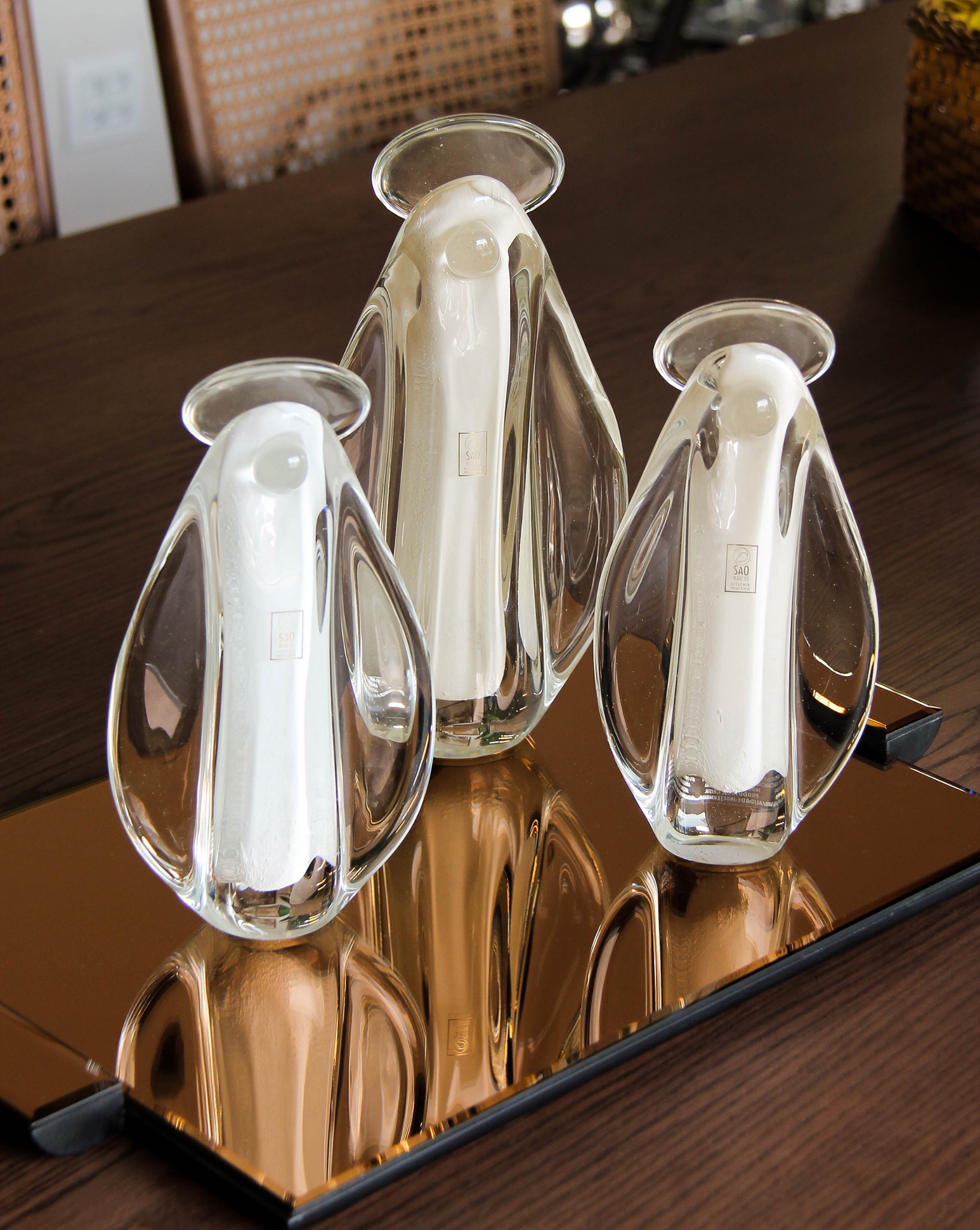 Nossa Senhora de murano pequena R$ 420, grande R$ 585