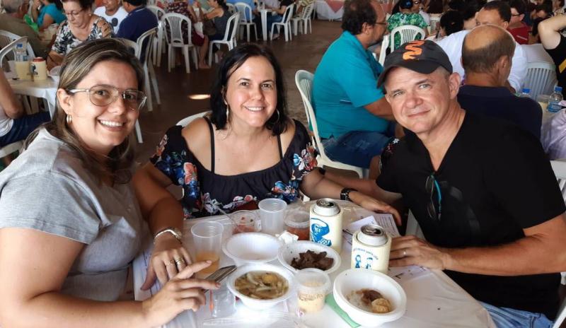 Mariana Ferro, Cristina e Carlinhos Senuk