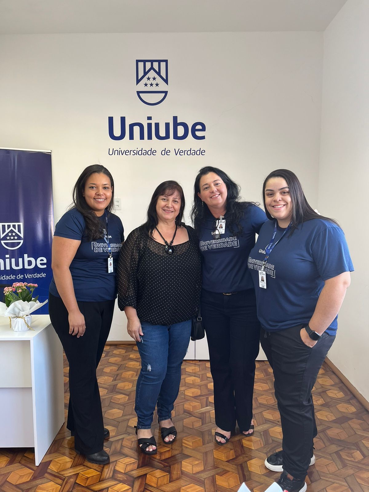 SJB - Luara dos Santos Alves (Coordenadora Polo SJB), Alba Medeiros (Diretora Escolar), Beatriz Assis (atendente Polo SJB)