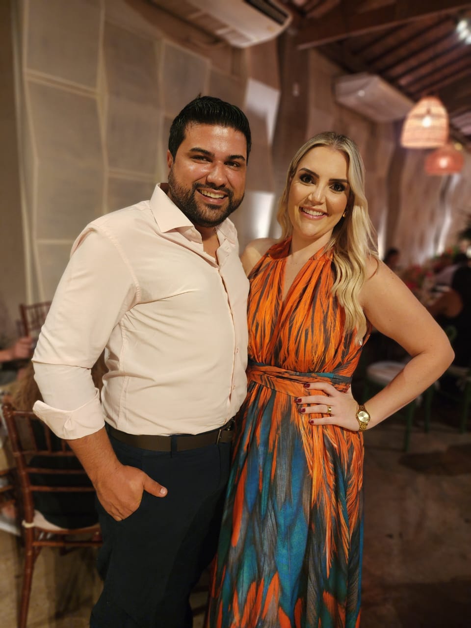 Gabriel Machado e Ana Paula  Bolsoni