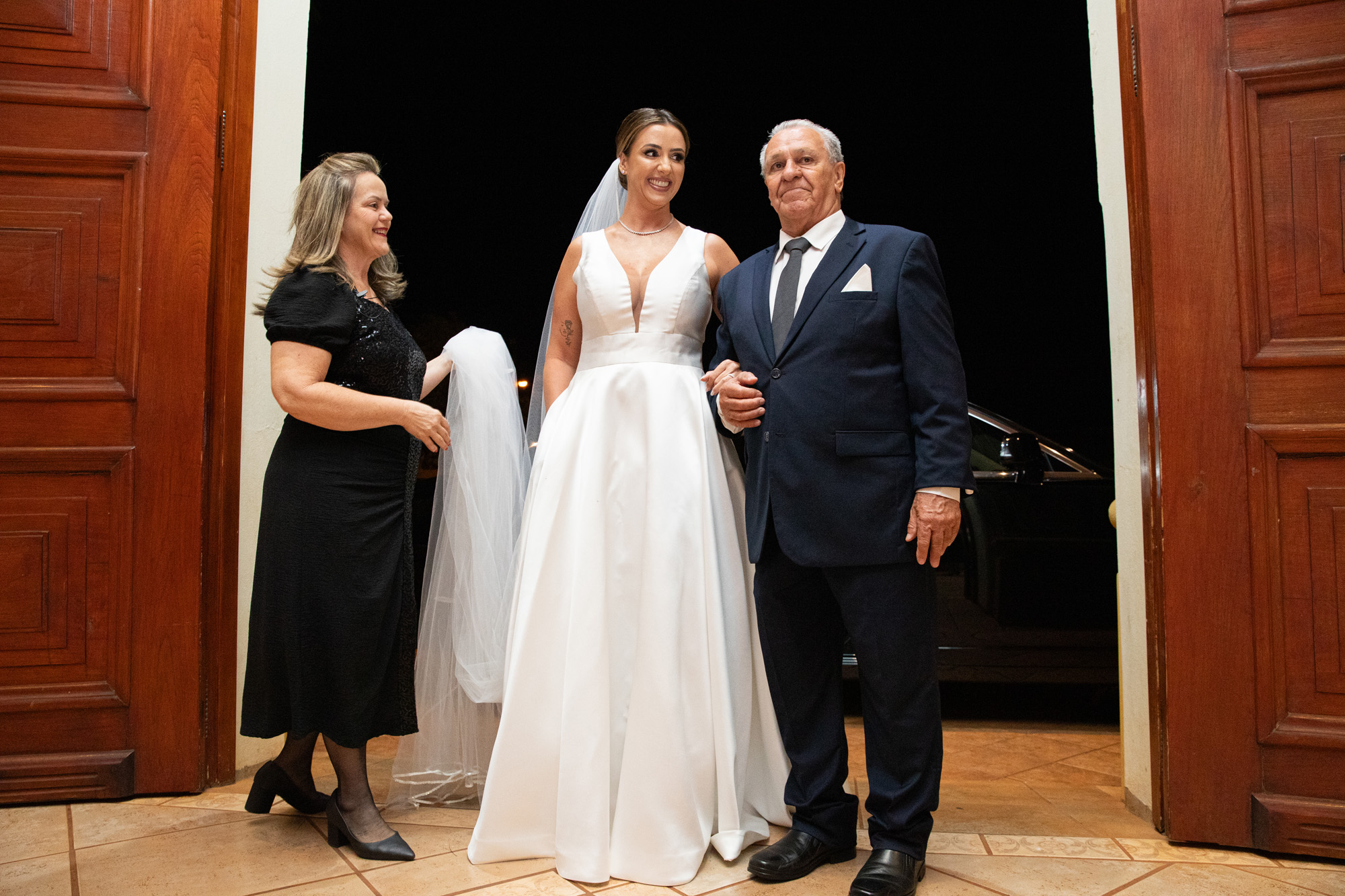 Com o pai Juvenal Teodoro Bueno