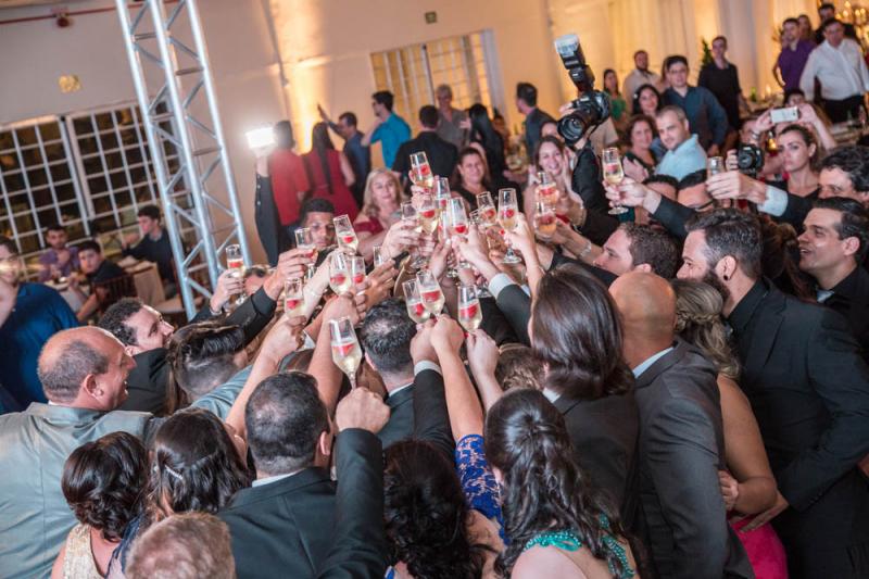 Brinde com padrinhos