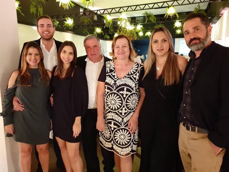 Talita Carrer, Getúlio Filho, Júlia, Getúlio e Luzia Guimarães, Elaine Aurélio Barroso