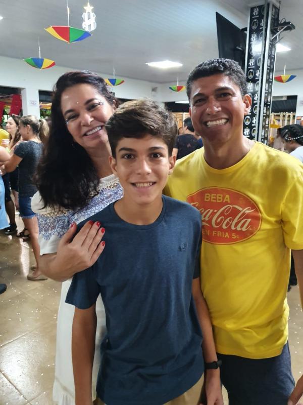 Vera,  David e Anderson Guedes