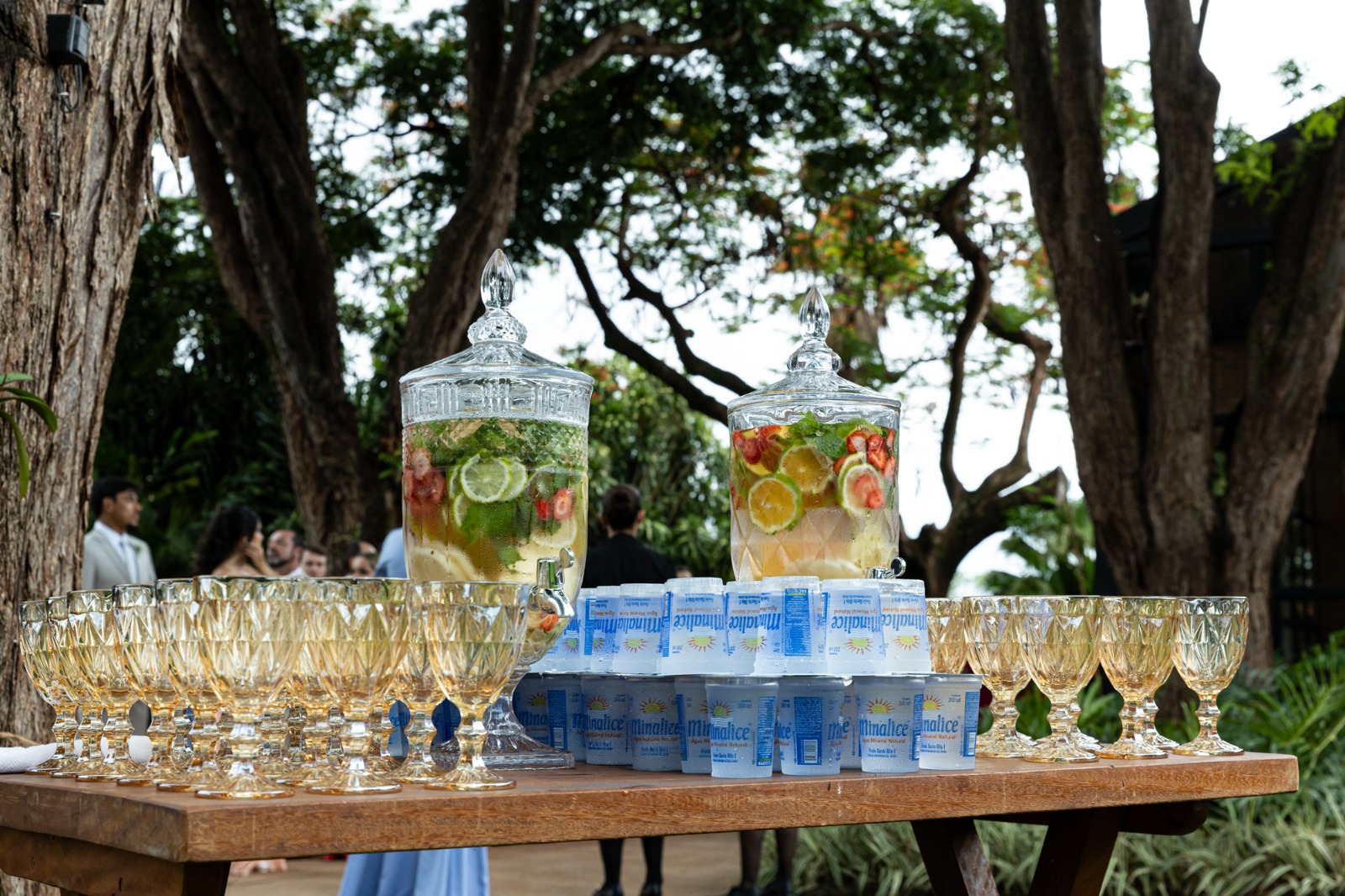 Água fresquinha para comemorar com conforto e estilo