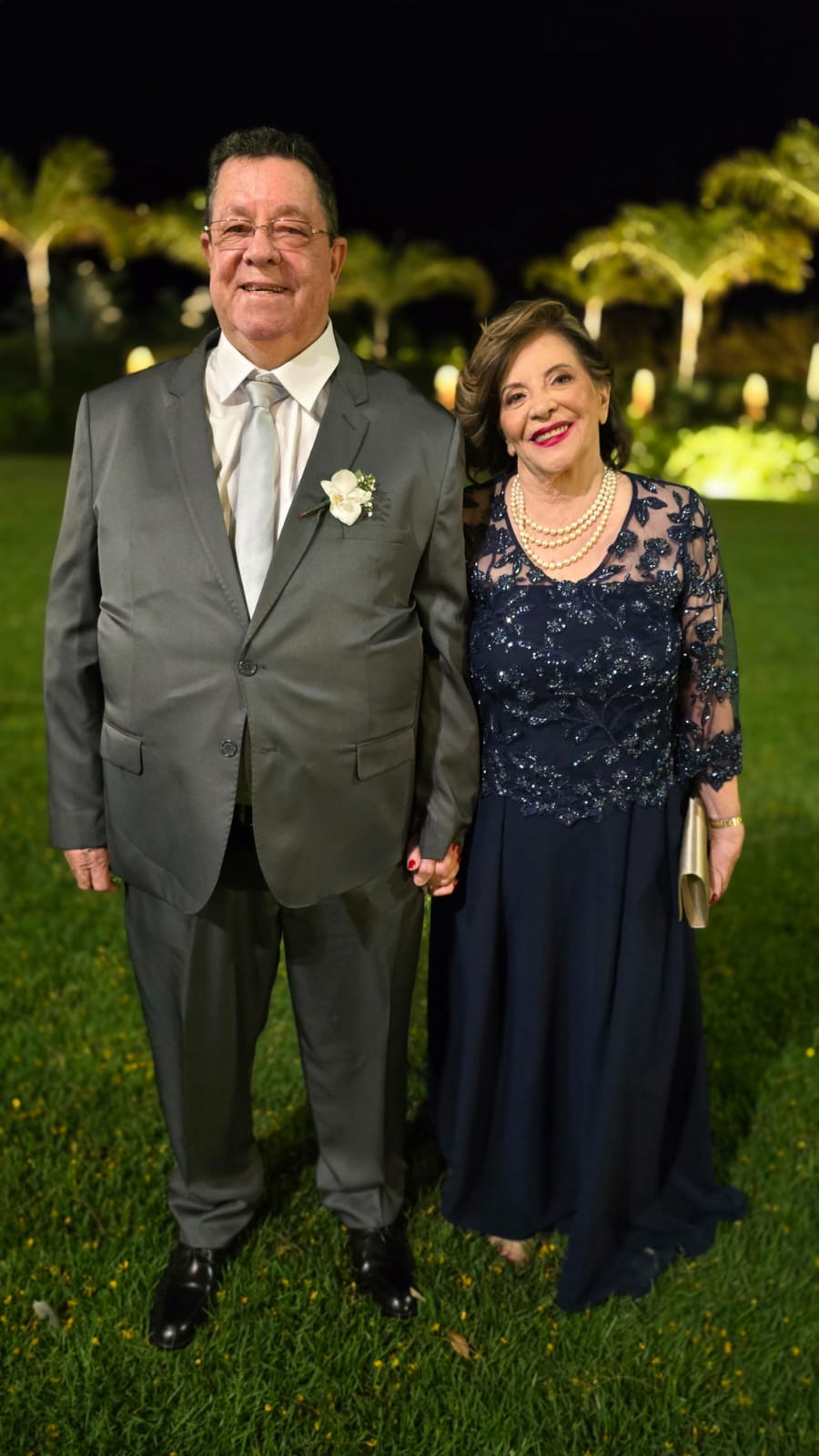 Os pais do noivo, Nei e Maria Helena  Ferraz Junqueira  Keller