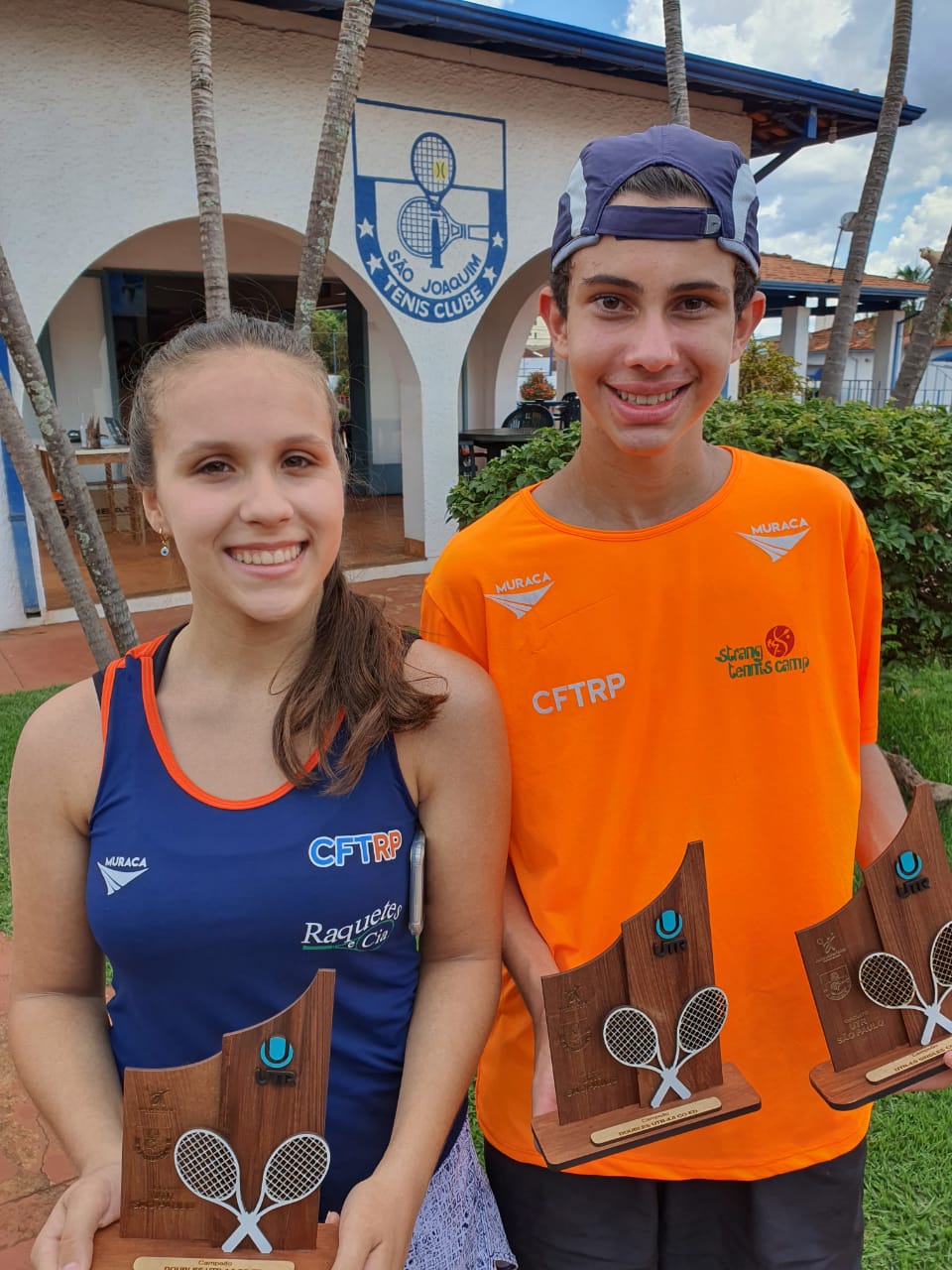 Mariana  Rangel,  João  Cassiano,  Campeões  de Duplas.