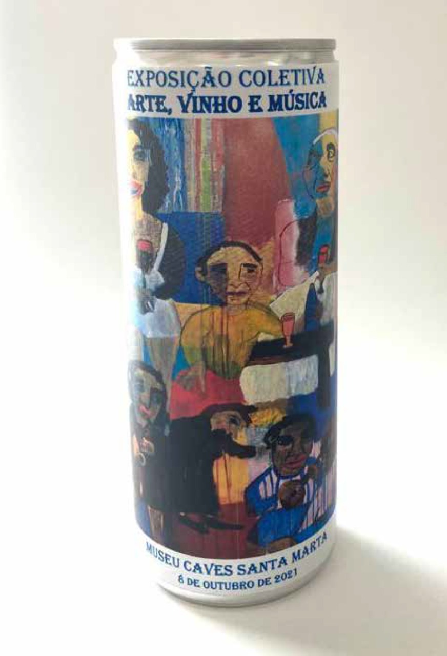 Convite da Exposição Arte, Vinho e Música