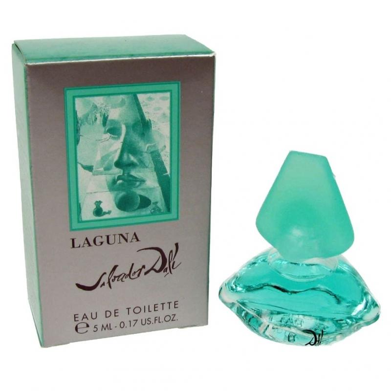 Laguna - Salvador Dalí - Fragrância refrescante e misteriosa com notas de gálbano verde, verbena, limão tangerina, ameixa, abacaxi, lírio do vale, rosa, íris, sândalo, âmbar, almíscar e baunilha.