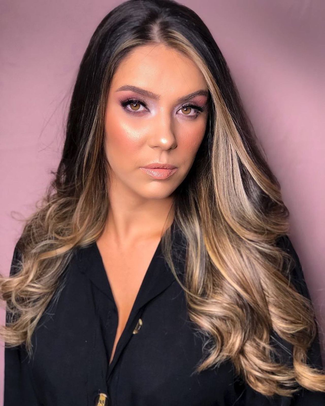 Mechas Brunette Golden